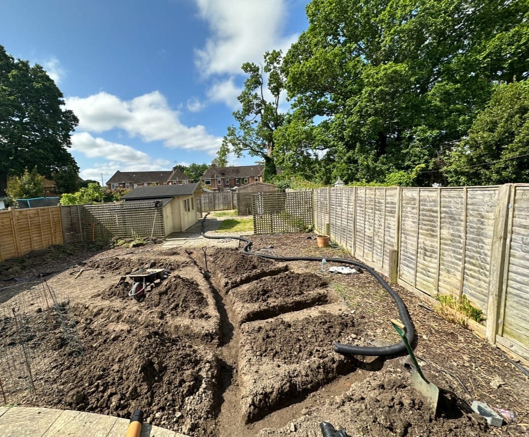 drainage pipe work